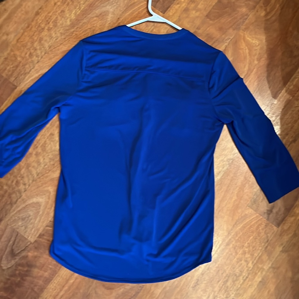 EUC Calvin Klein royal blue dressy top with silver hardware - Picture 11 of 13